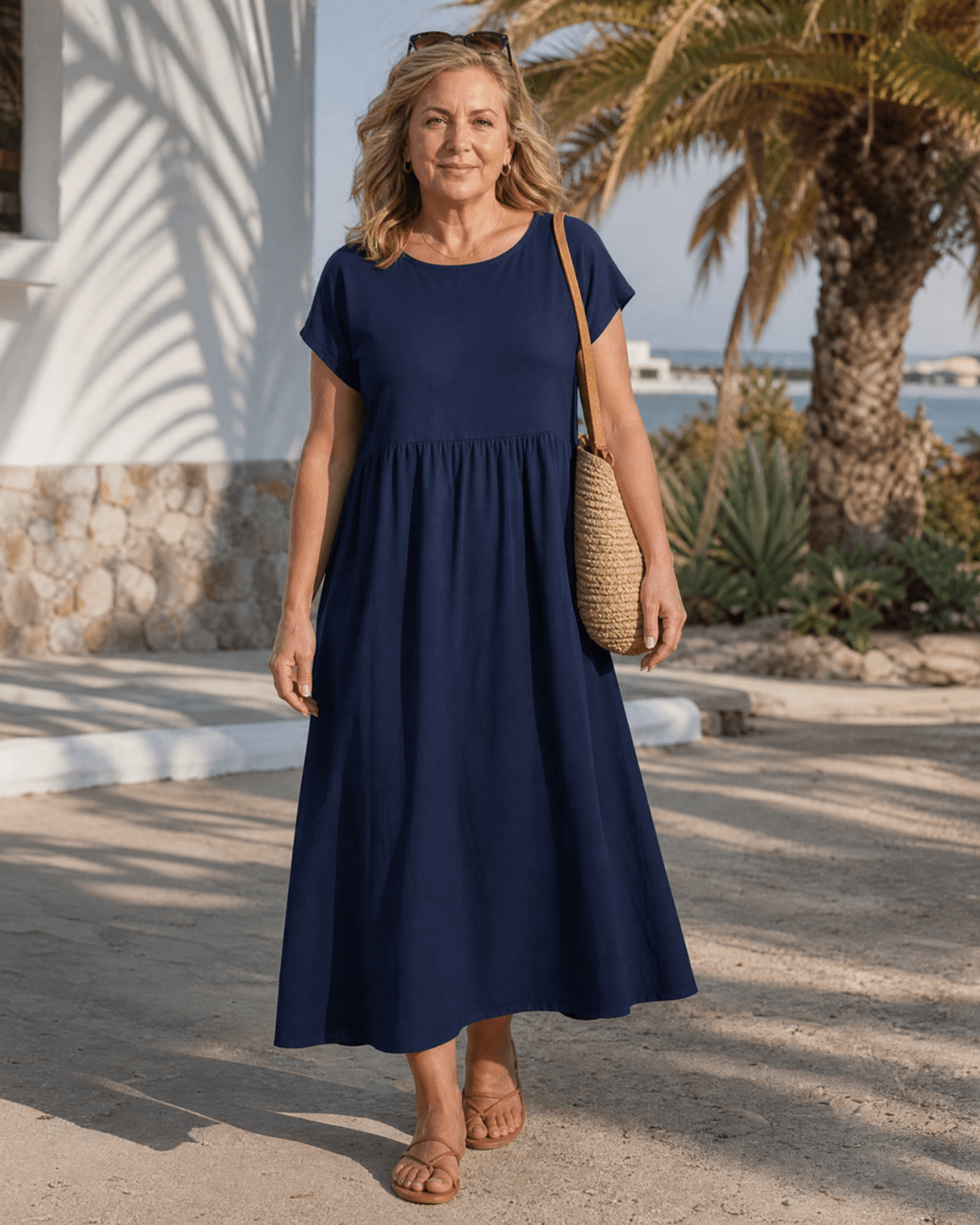 Louise | Casual Midi Dress