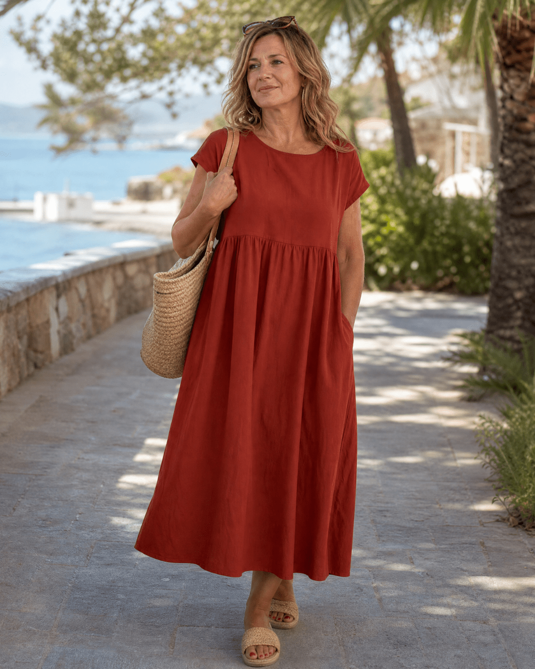 Louise | Casual Midi Dress