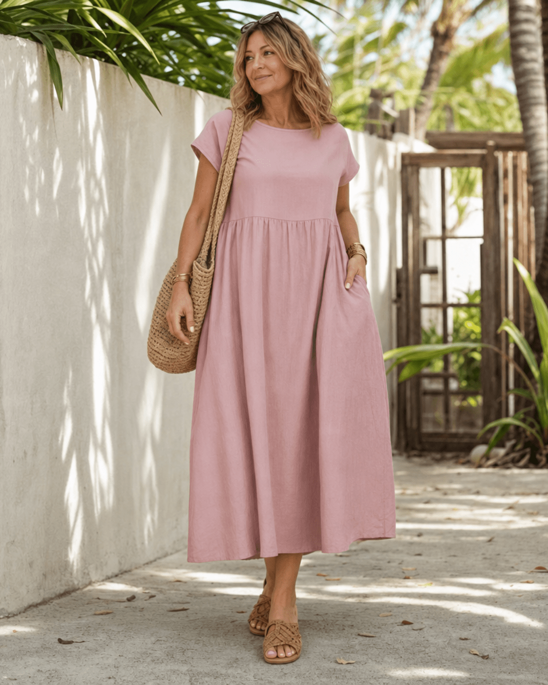 Louise | Casual Midi Dress