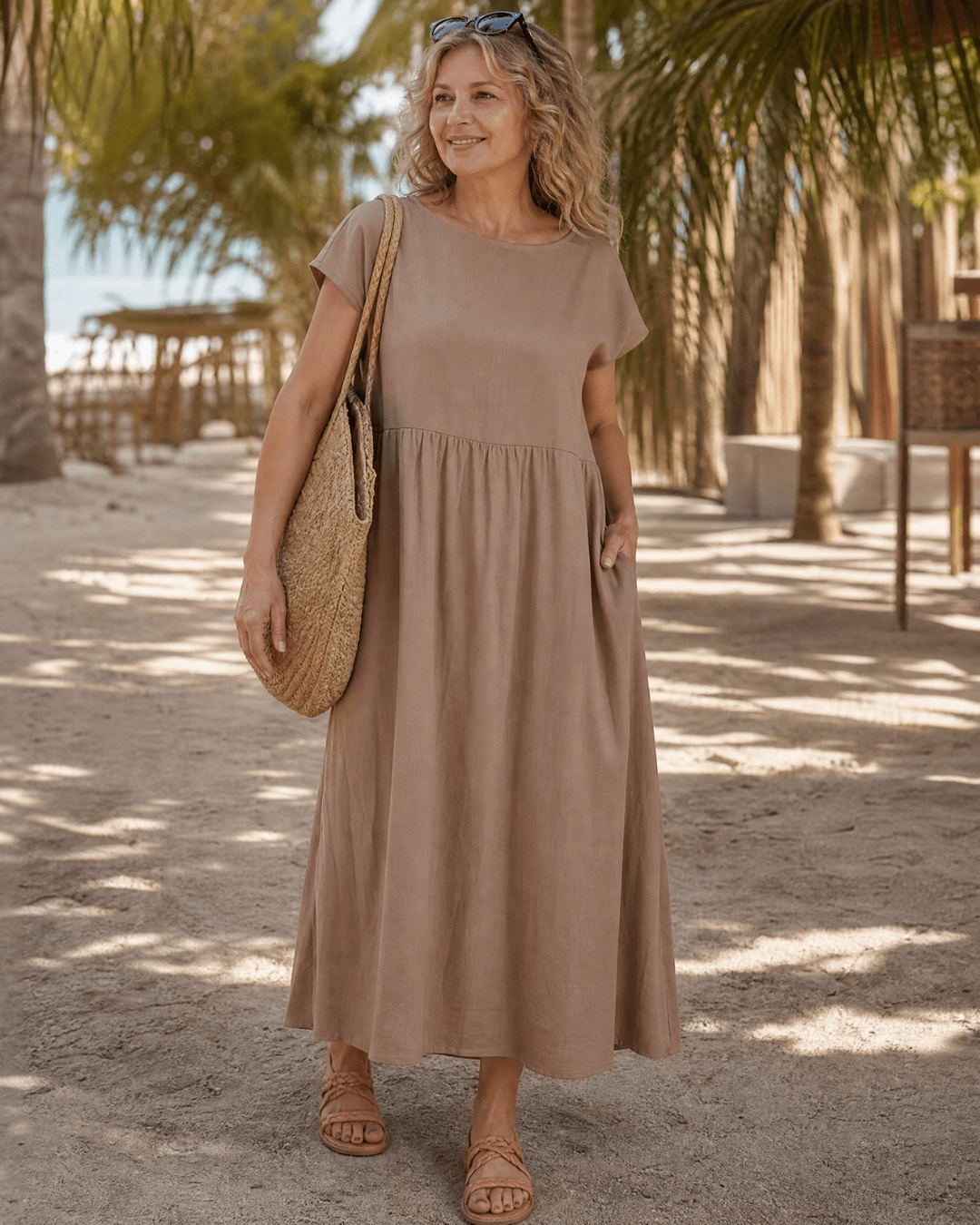 Louise | Casual Midi Dress
