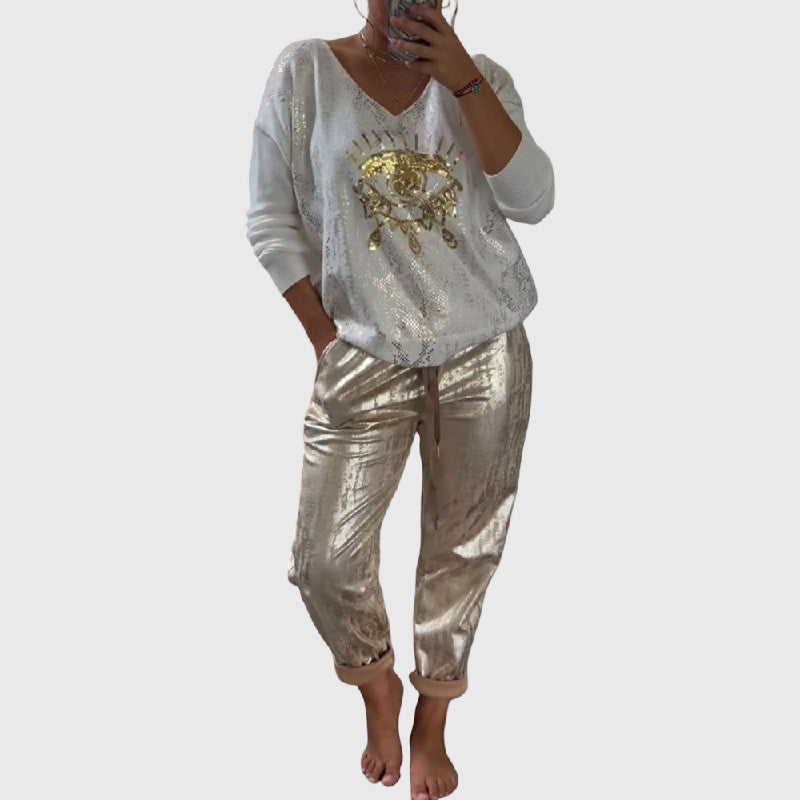 Arlise - Elegant Casual Two-Piece Set