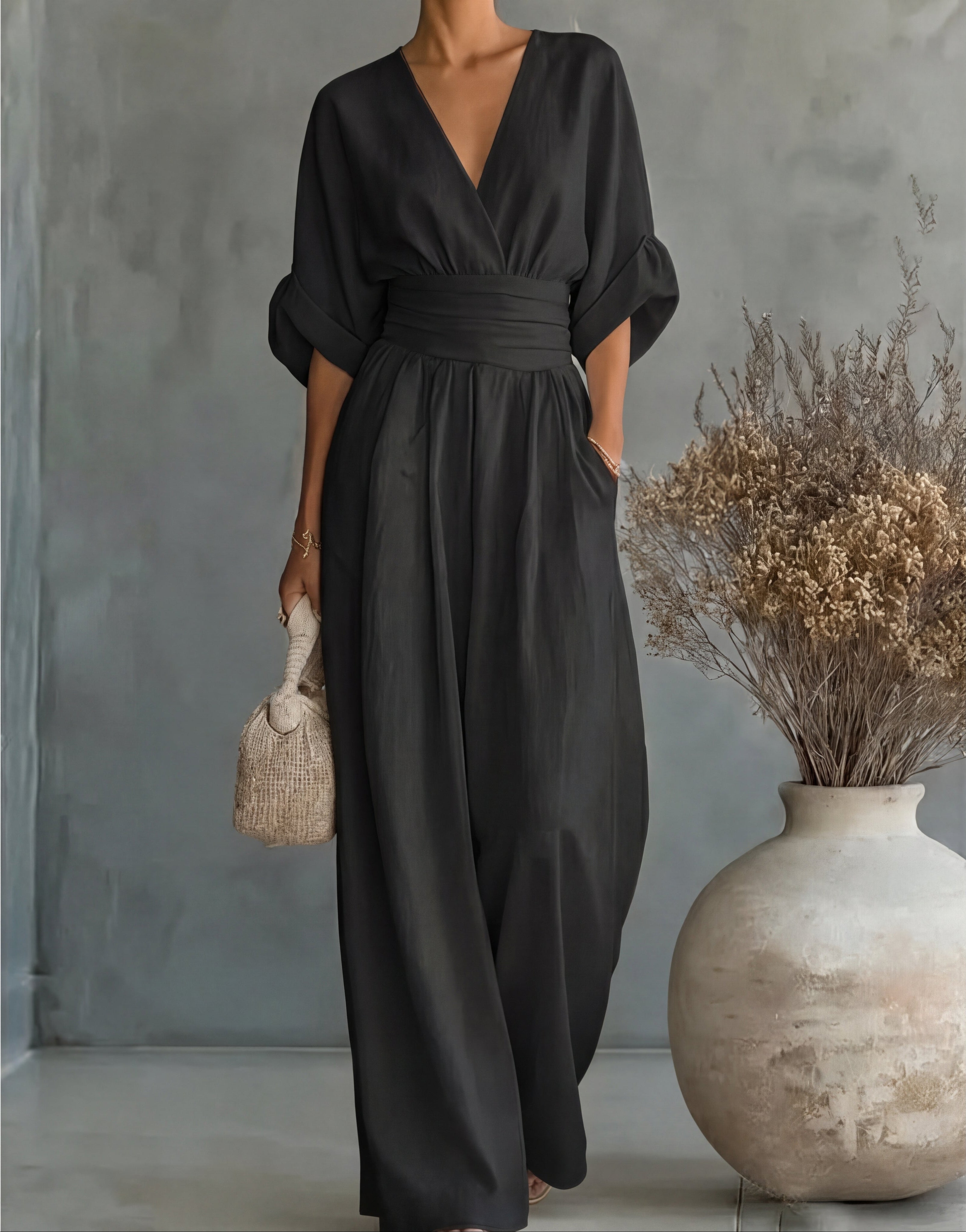 Élise – Elegant Fluid Jumpsuit