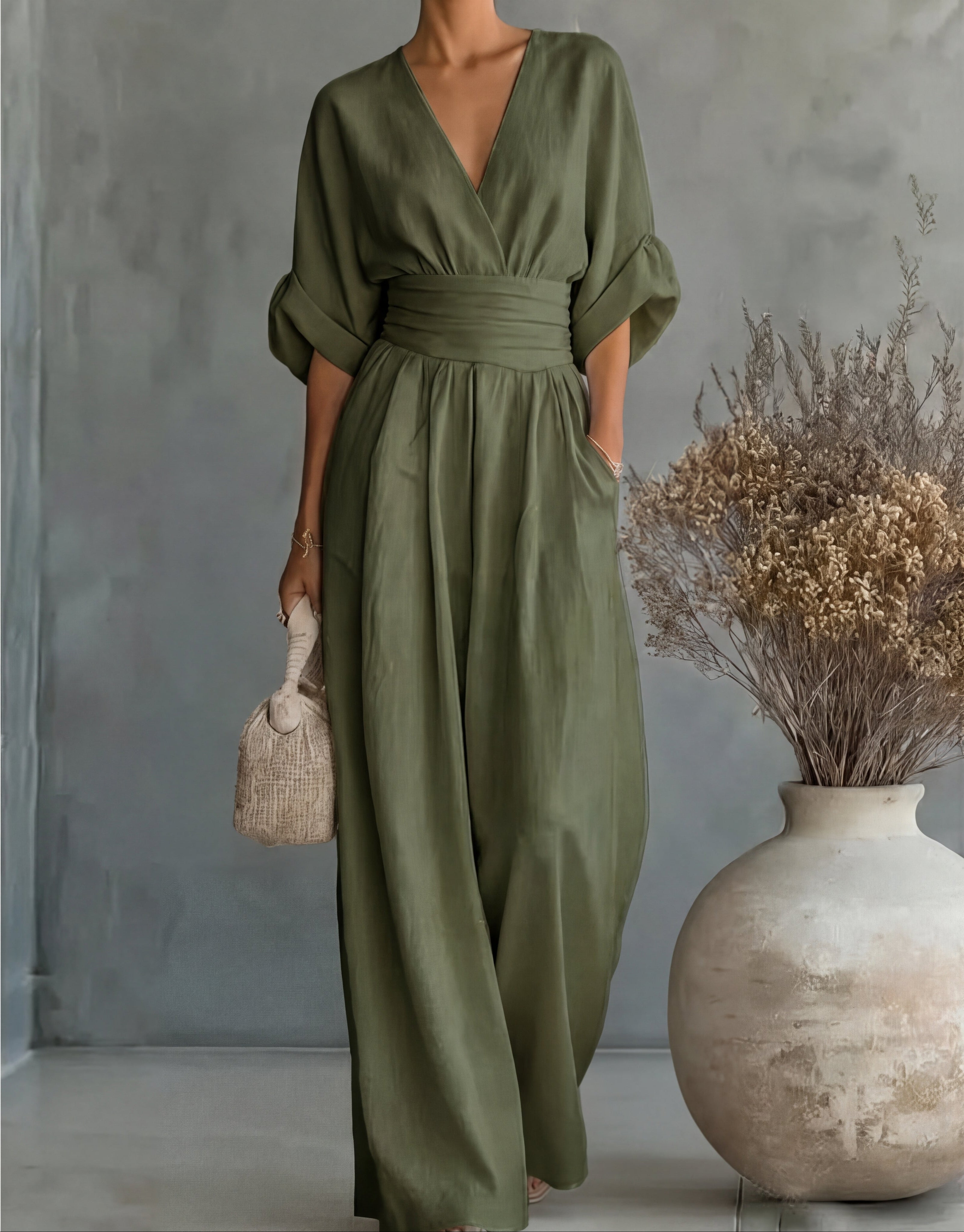 Élise – Elegant Fluid Jumpsuit