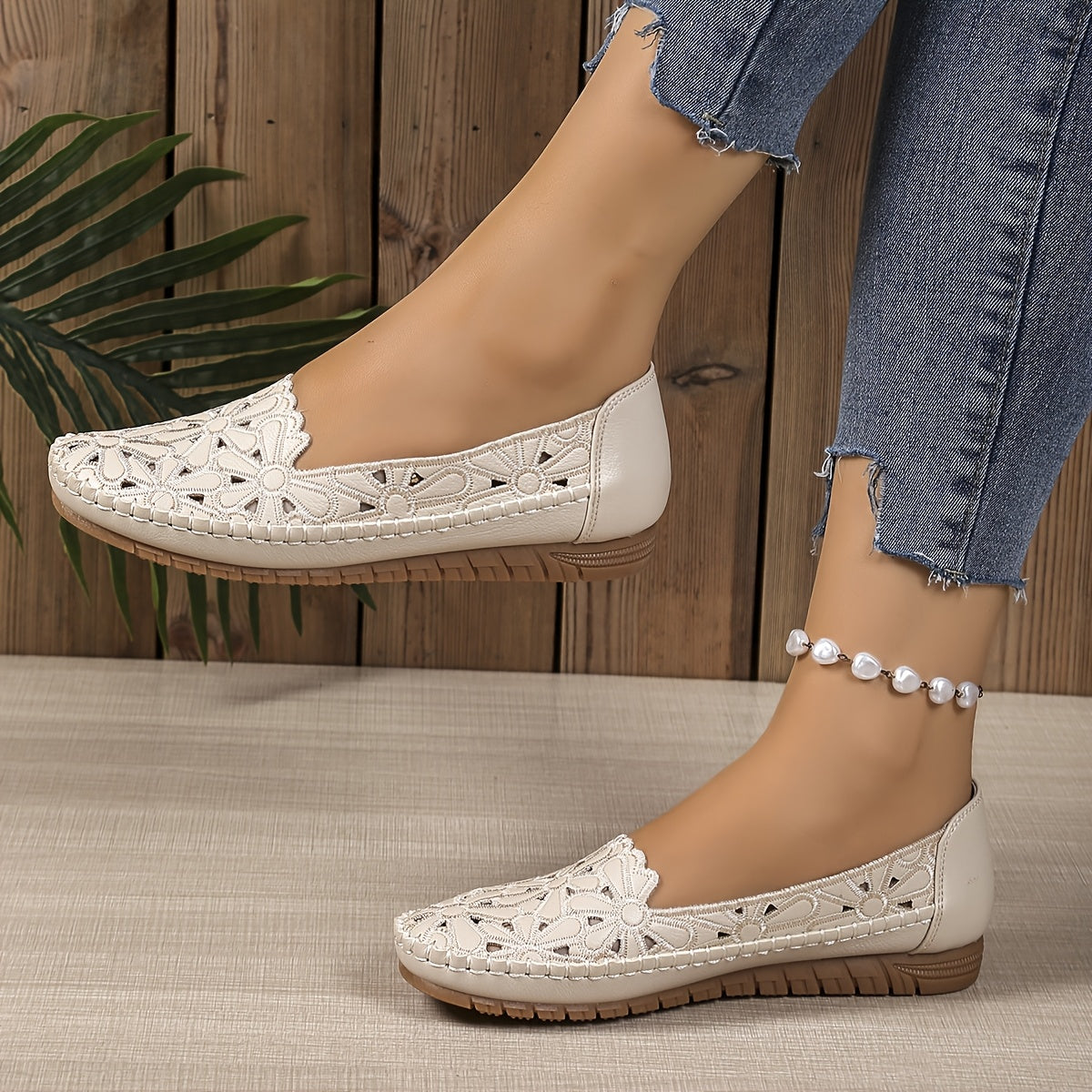 Fleurie | Openwork Orthopaedic Ballet Flats