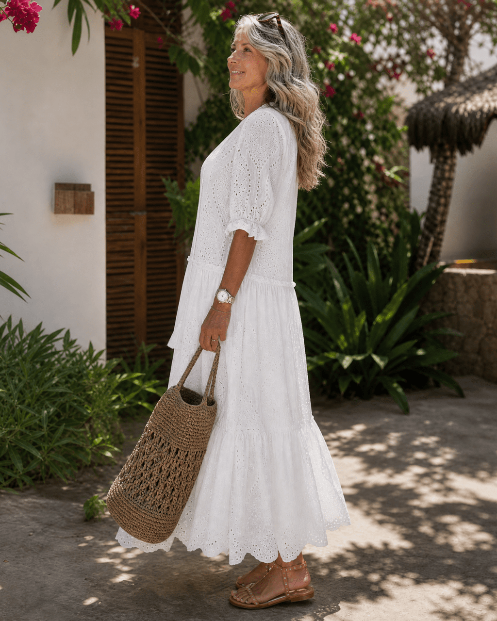 Eleanor | Midi Dress with V-Neck