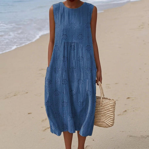 Audrey | Patterned Midi Dress