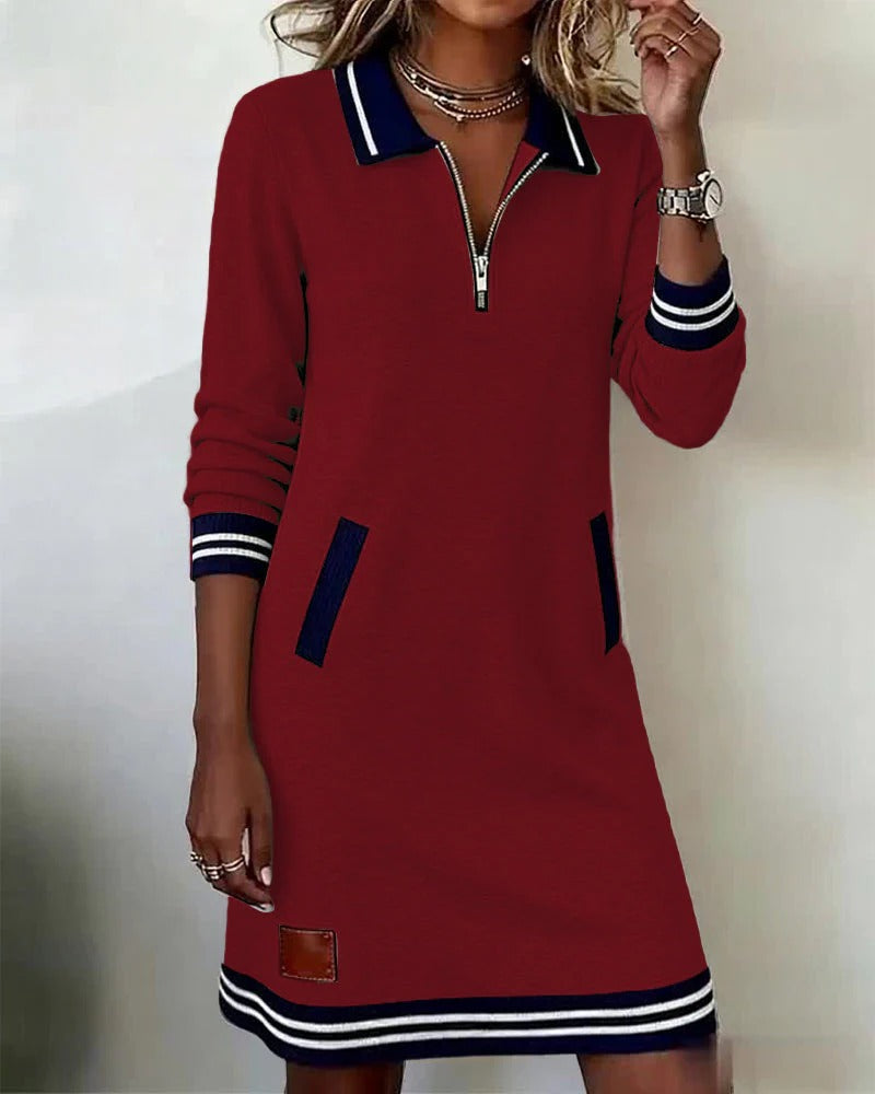 Kathleen | Elegant Long Sleeve Dress