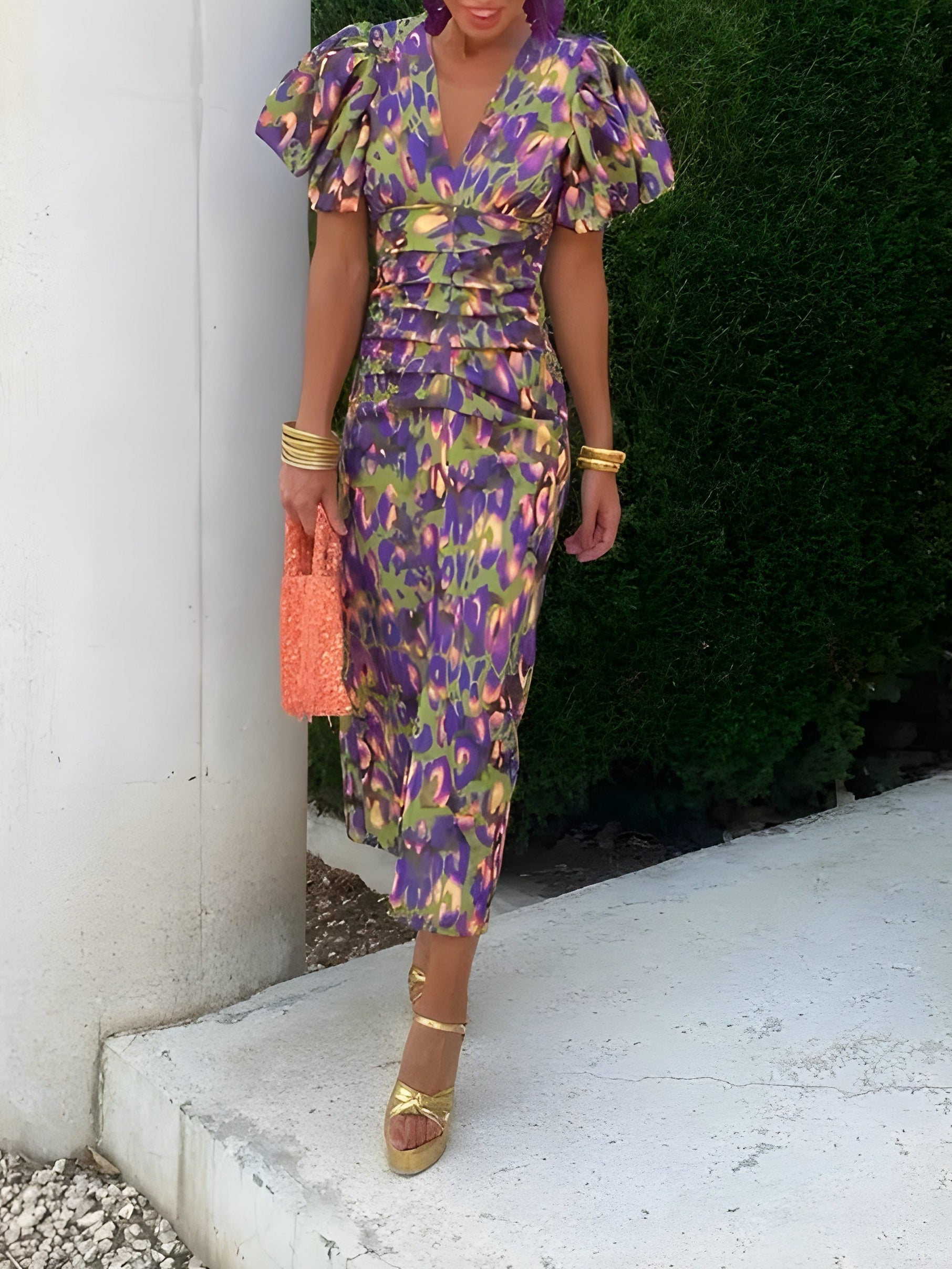 Tora™ - Dress with Pleated Sleeves