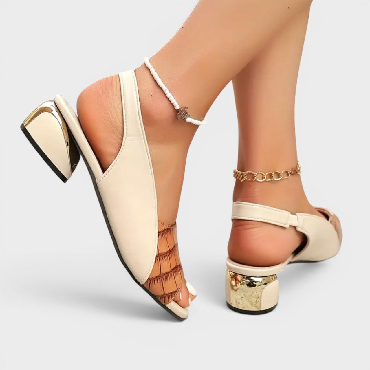 Clara™ | Low Heeled Sandals