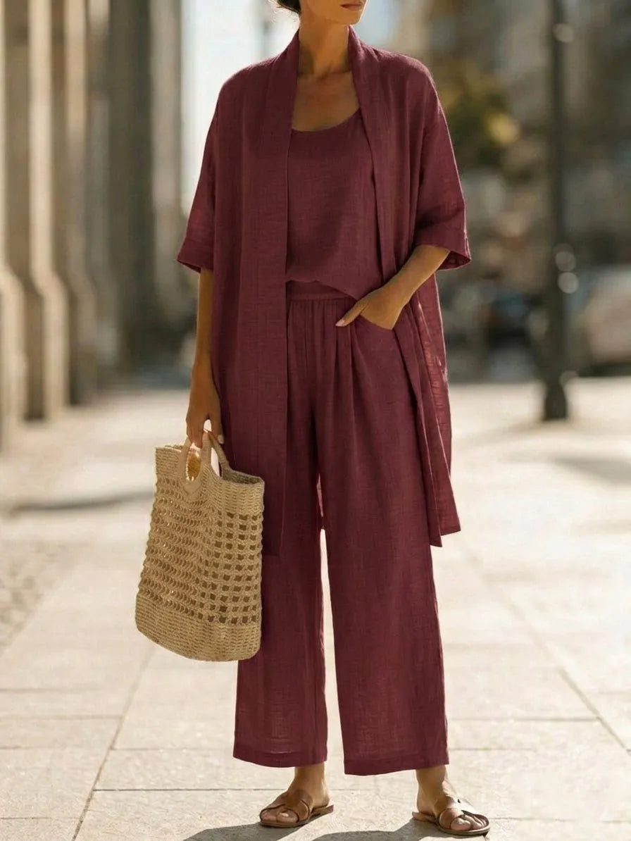 Lightweight Breathable Minimalist 3-Piece Set