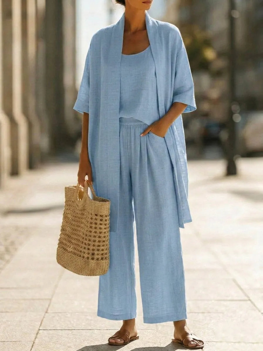 Lightweight Breathable Minimalist 3-Piece Set