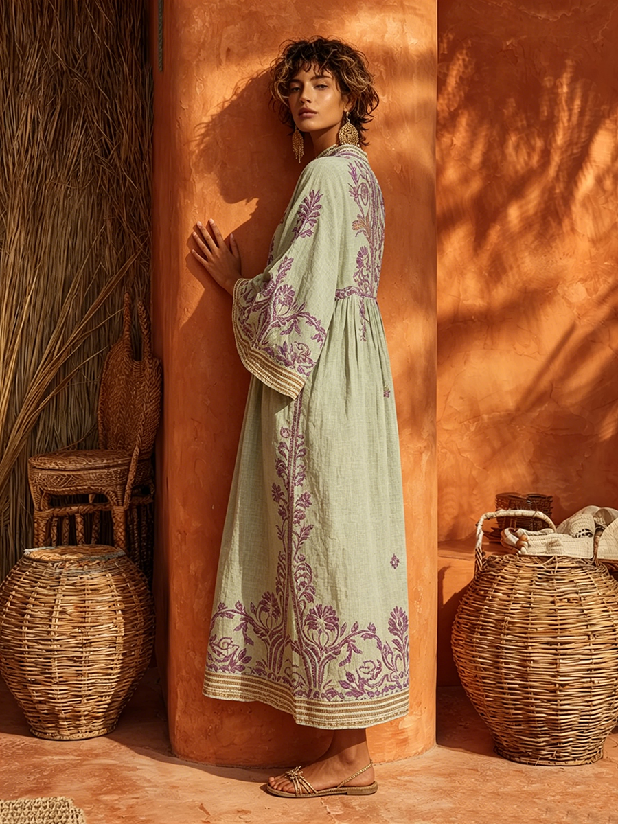 Celestina | Bohemian Dress with Mediterranean Charm