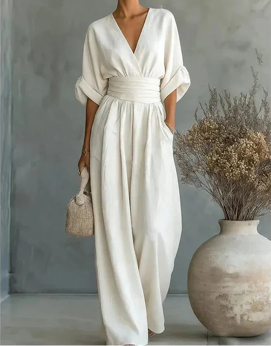 Élise – Elegant Fluid Jumpsuit