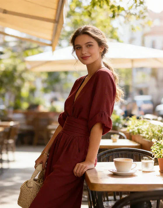 Élise – Elegant Fluid Jumpsuit