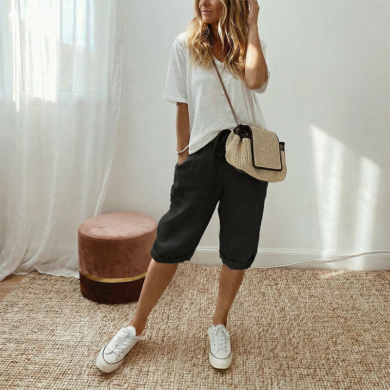Jose - Casual Capri Trousers