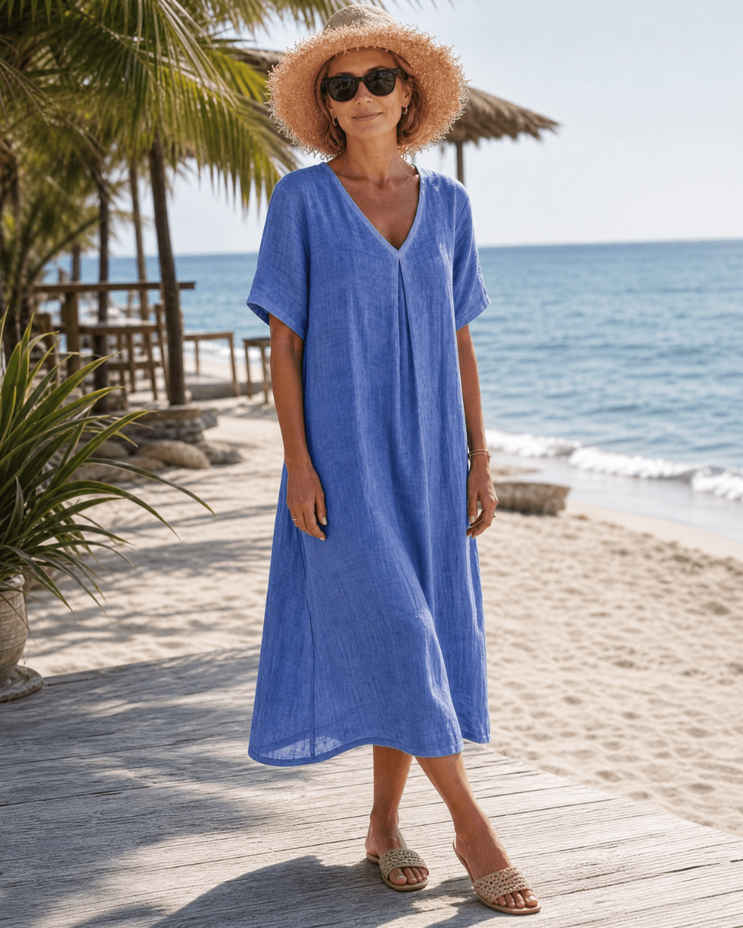 Sophia | Casual Midi Dress
