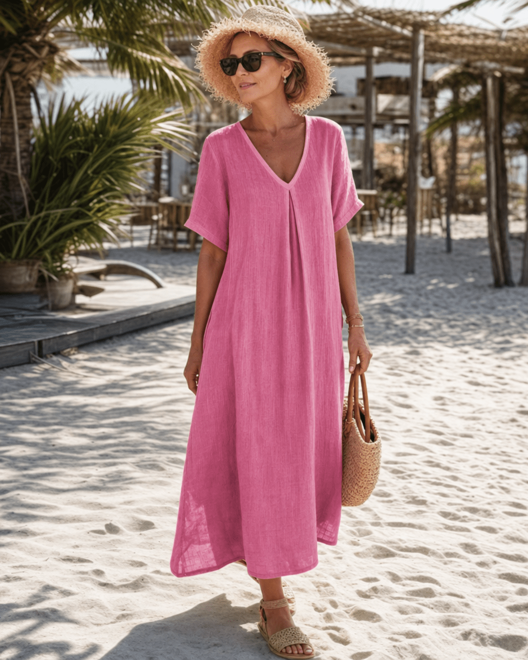 Sophia | Casual Midi Dress