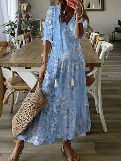ARIA | Boho Tummy Coverage Dress