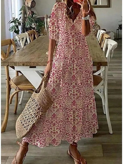 ARIA | Boho Tummy Coverage Dress