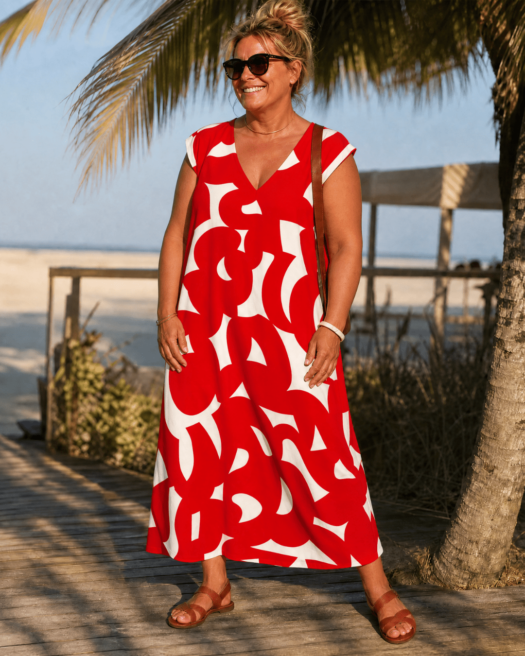 Anna | Fluid Midi Dress