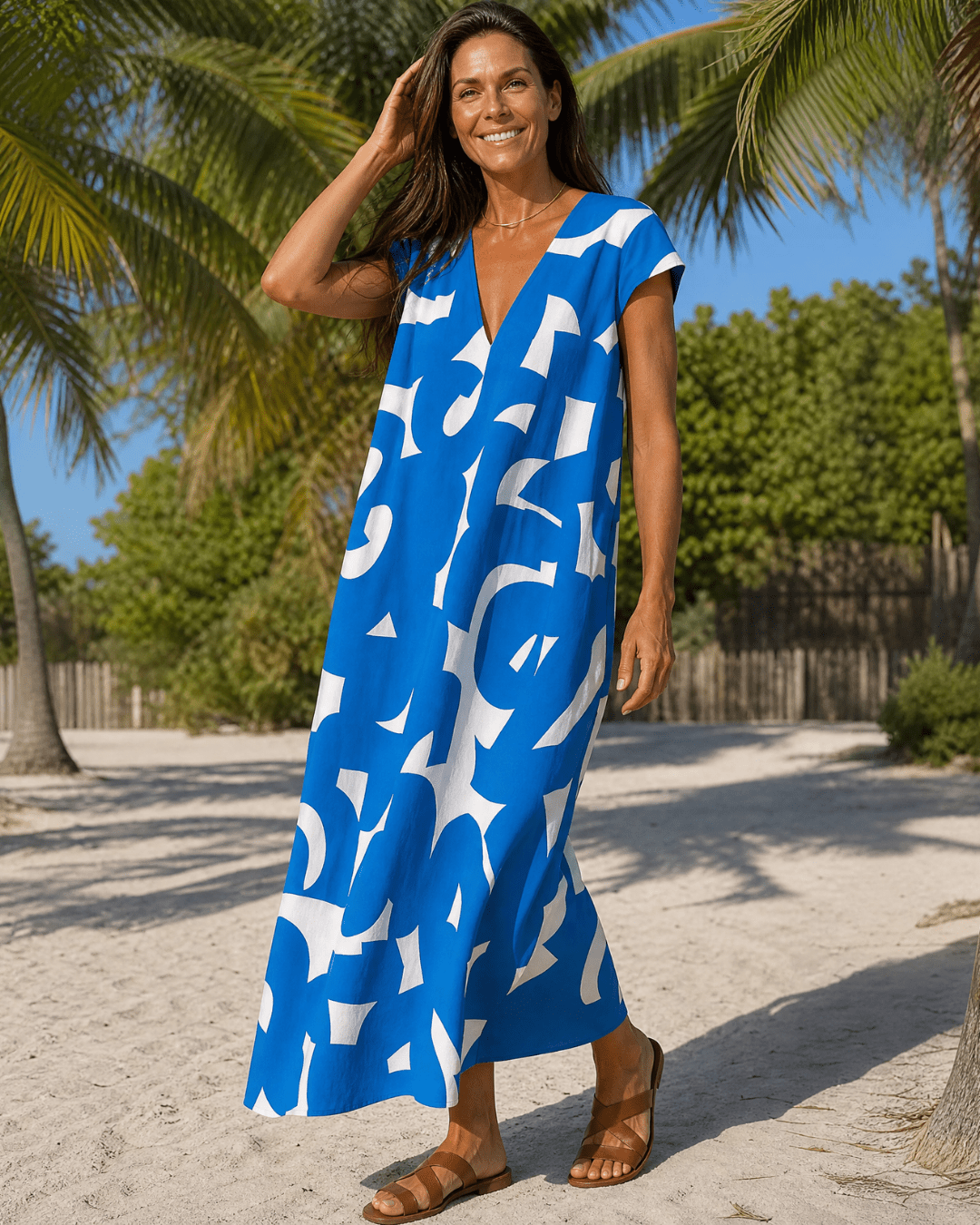 Anna | Fluid Midi Dress