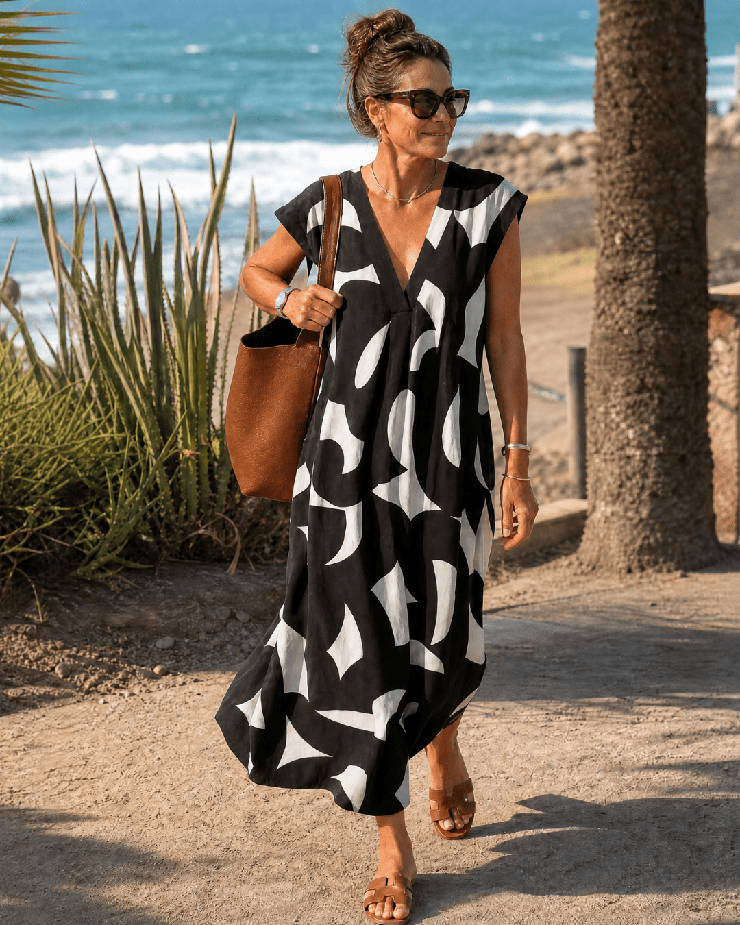 Anna | Fluid Midi Dress
