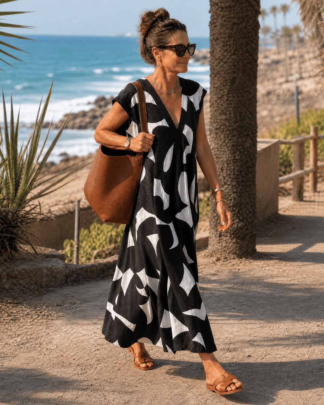 Anna | Fluid Midi Dress