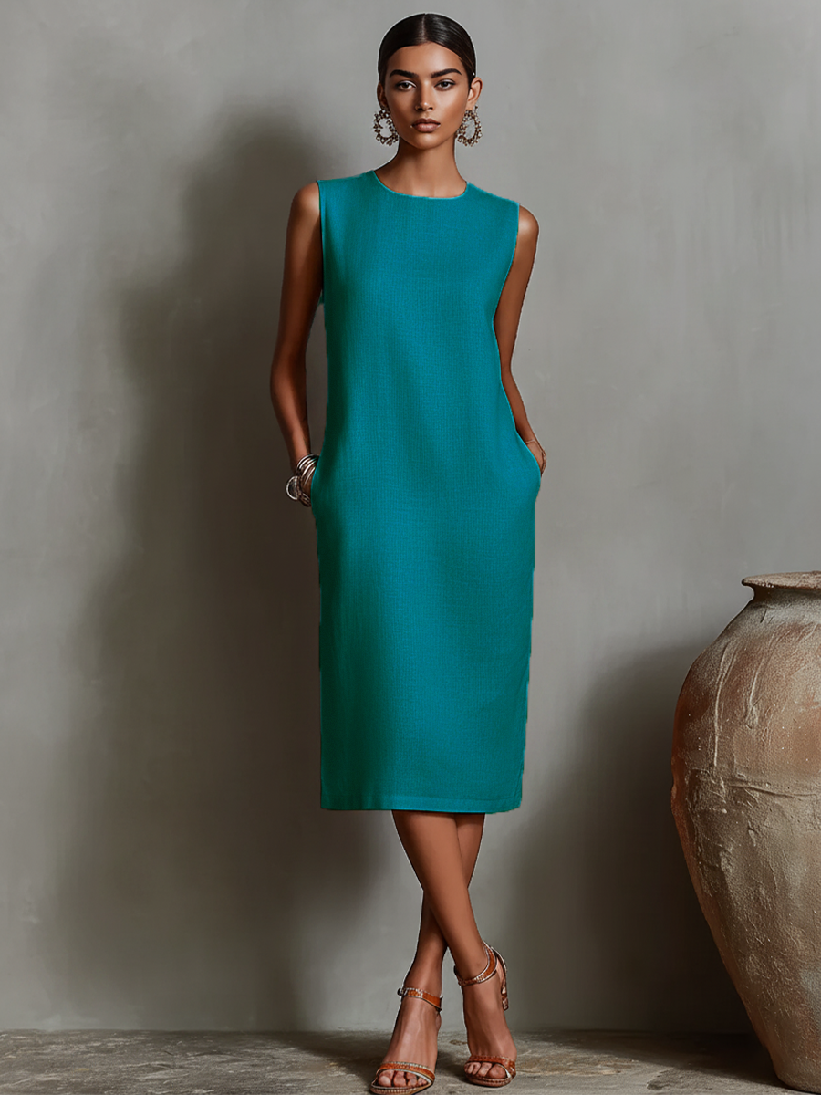 Maureen™ Midi Dress with Pockets