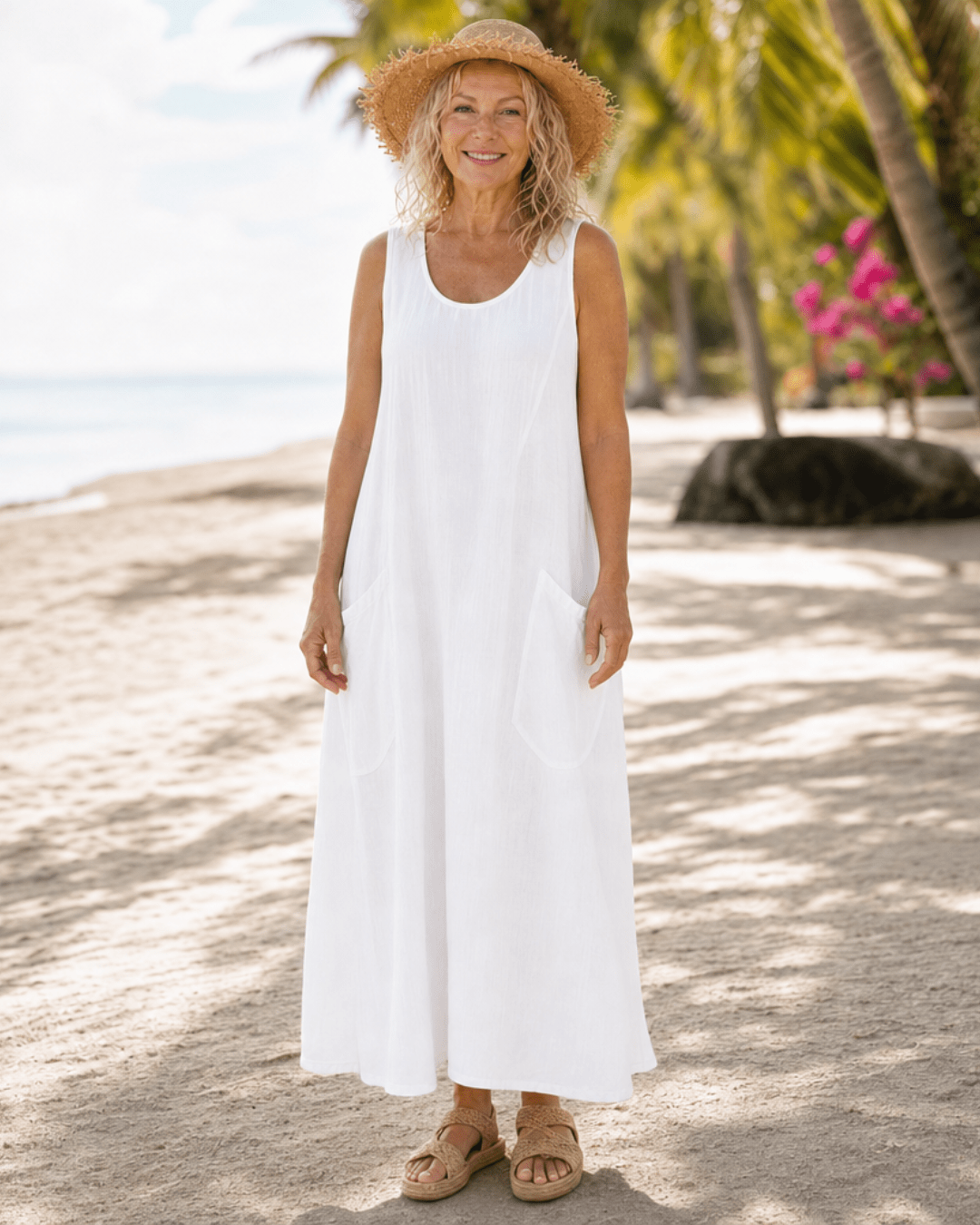 Charlotte | Sleeveless Midi Dress