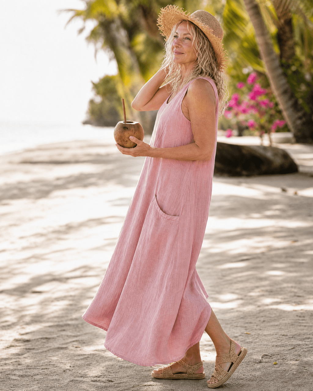 Charlotte | Sleeveless Midi Dress