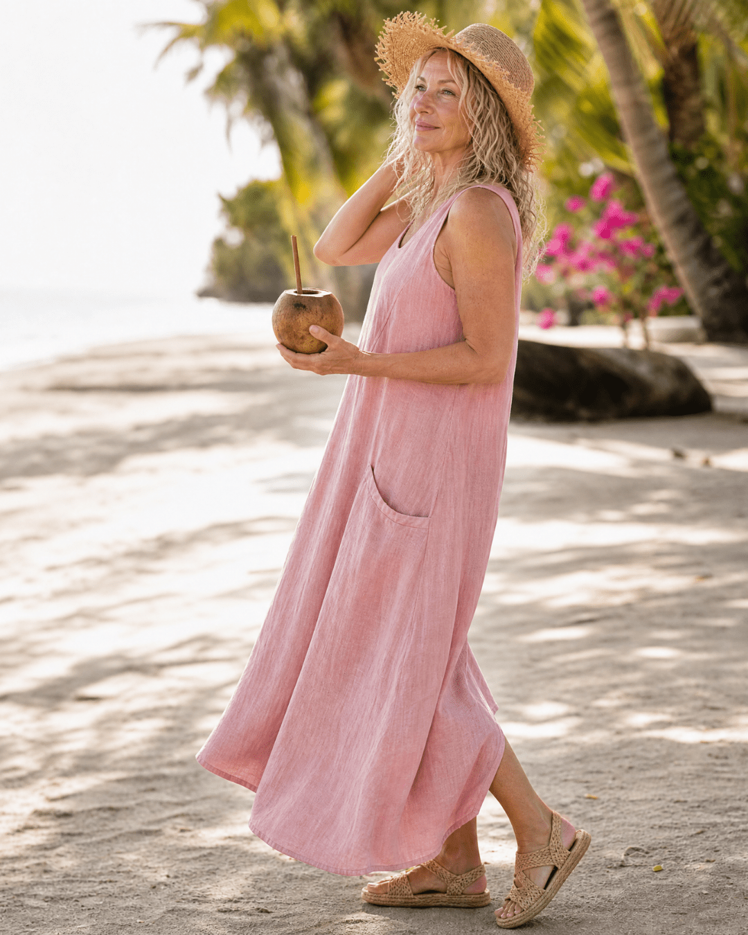Charlotte | Sleeveless Midi Dress