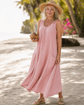 Charlotte | Sleeveless Midi Dress