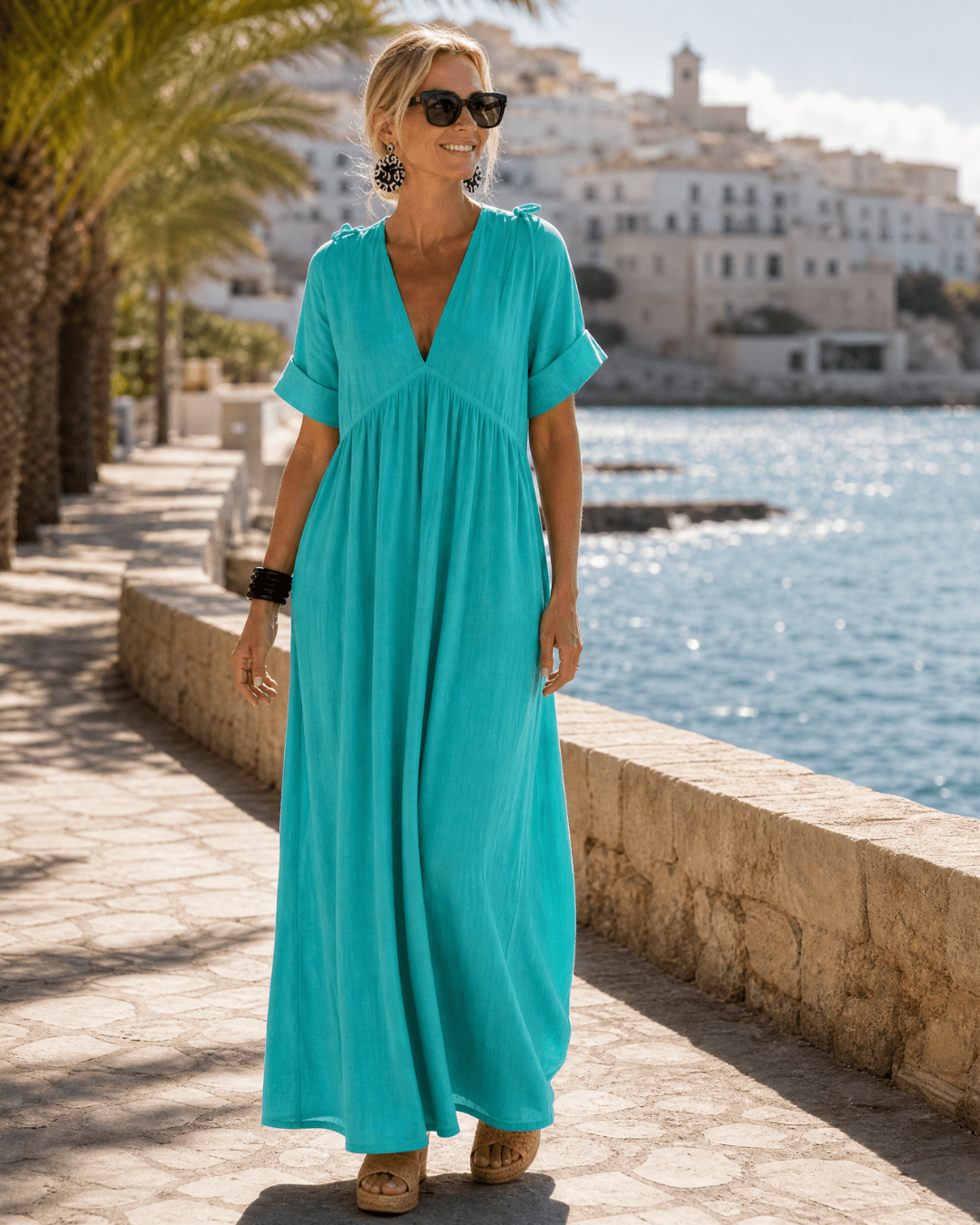 Lya | Fluid Midi Dress