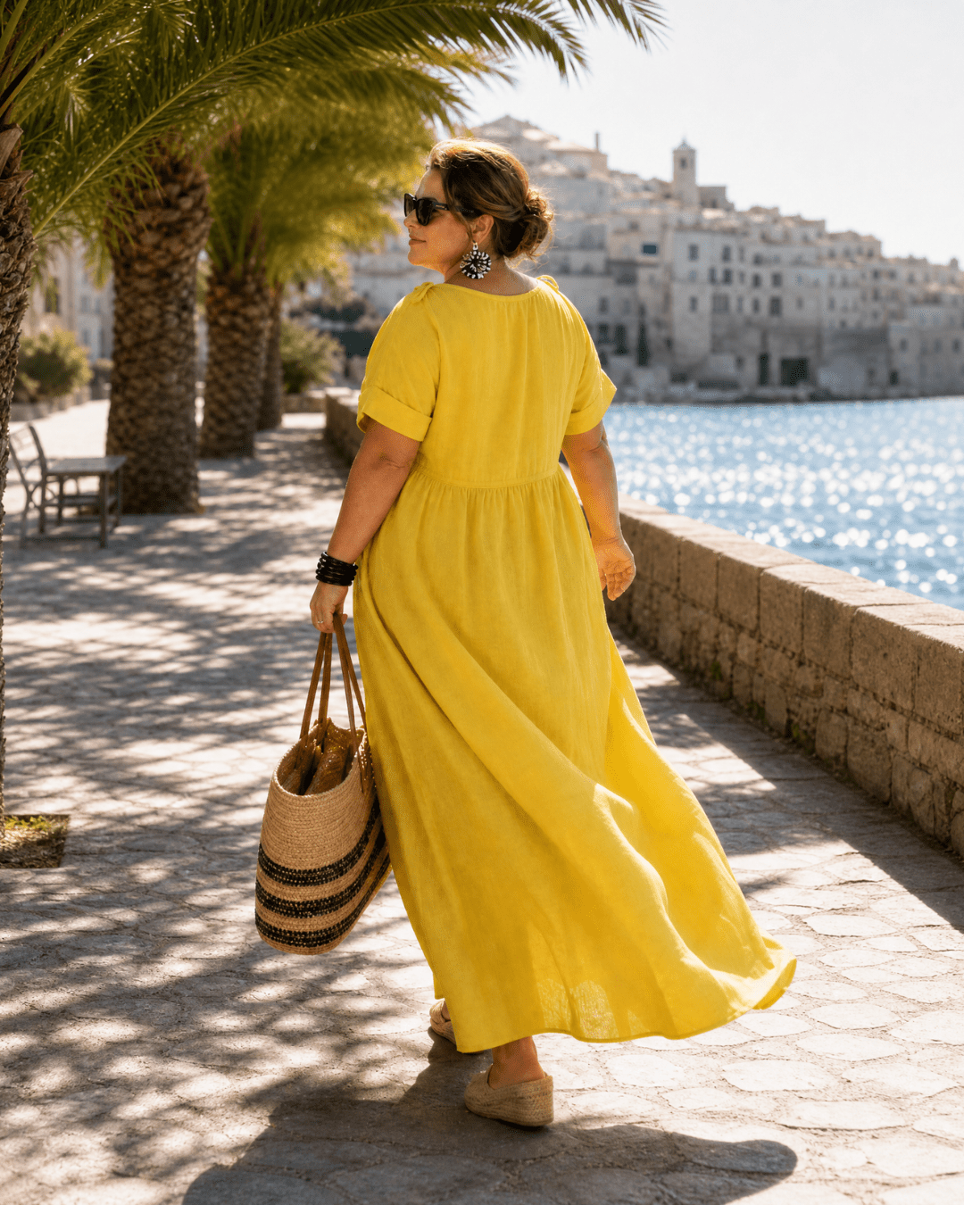 Lya | Fluid Midi Dress
