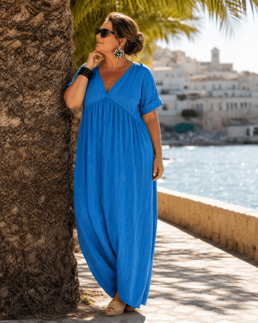 Lya | Fluid Midi Dress